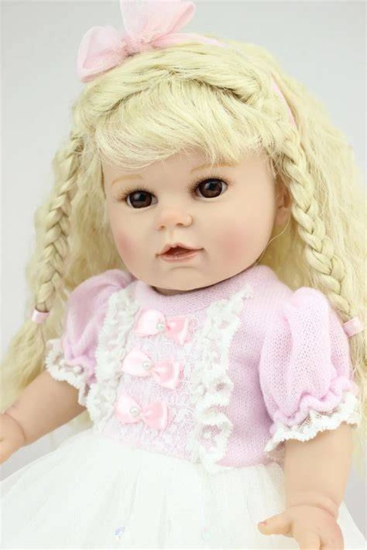 2016 New Fashion Beautiful Doll Reborn Realistic 16 inches Cute Doll Handmade Full Vinyl