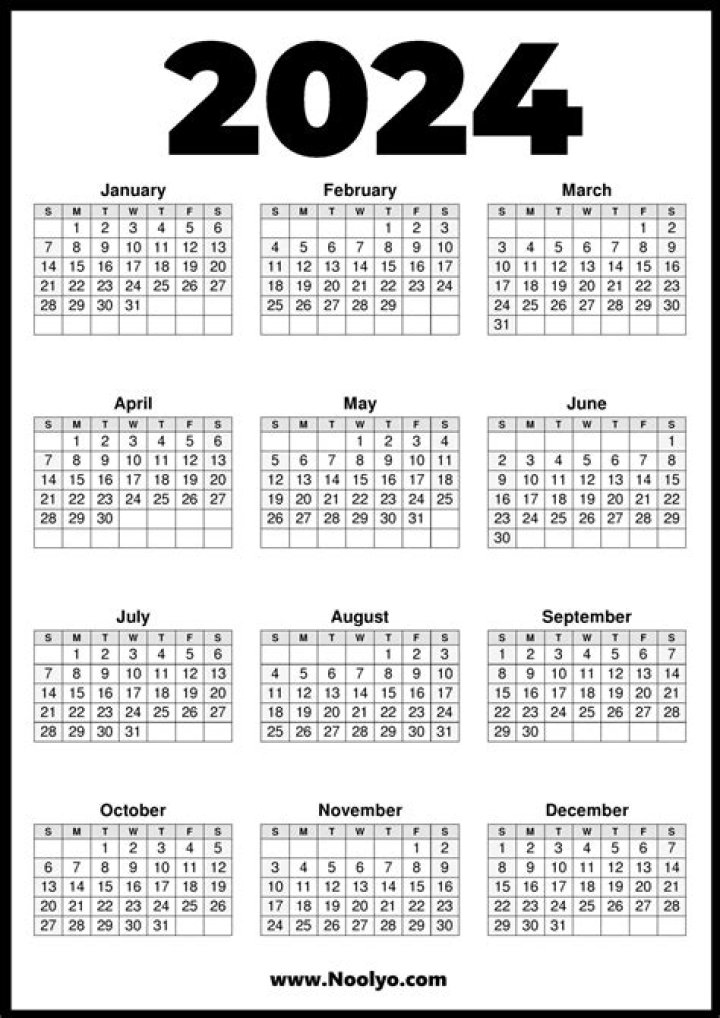 2024 Printable Numbers Printable Online