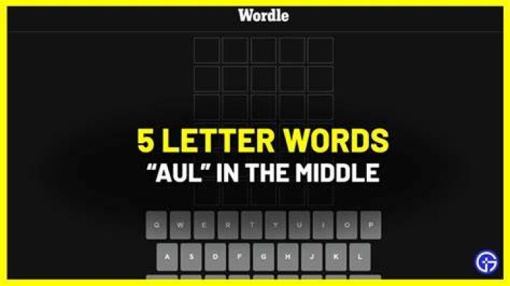 5 Letter word With AUL in the middle All Words List