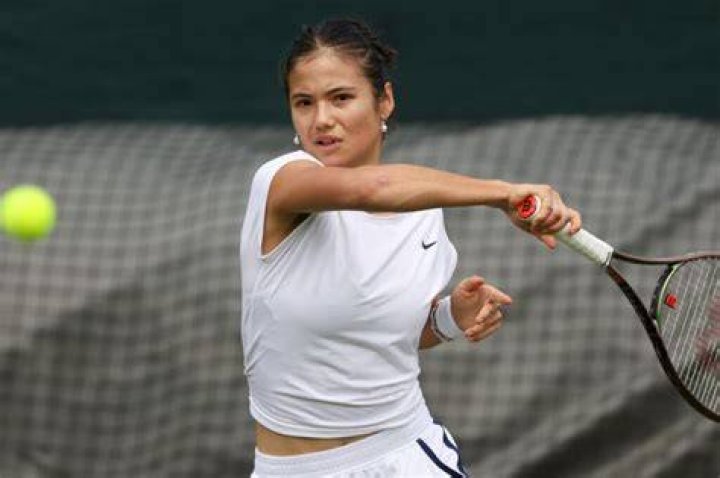 A-listers: Tennis sensation Emma Raducanu was also in attendance, with the 18-year-old British tennis star quickly having gone from taking her A Levels to brushing up against A-listers