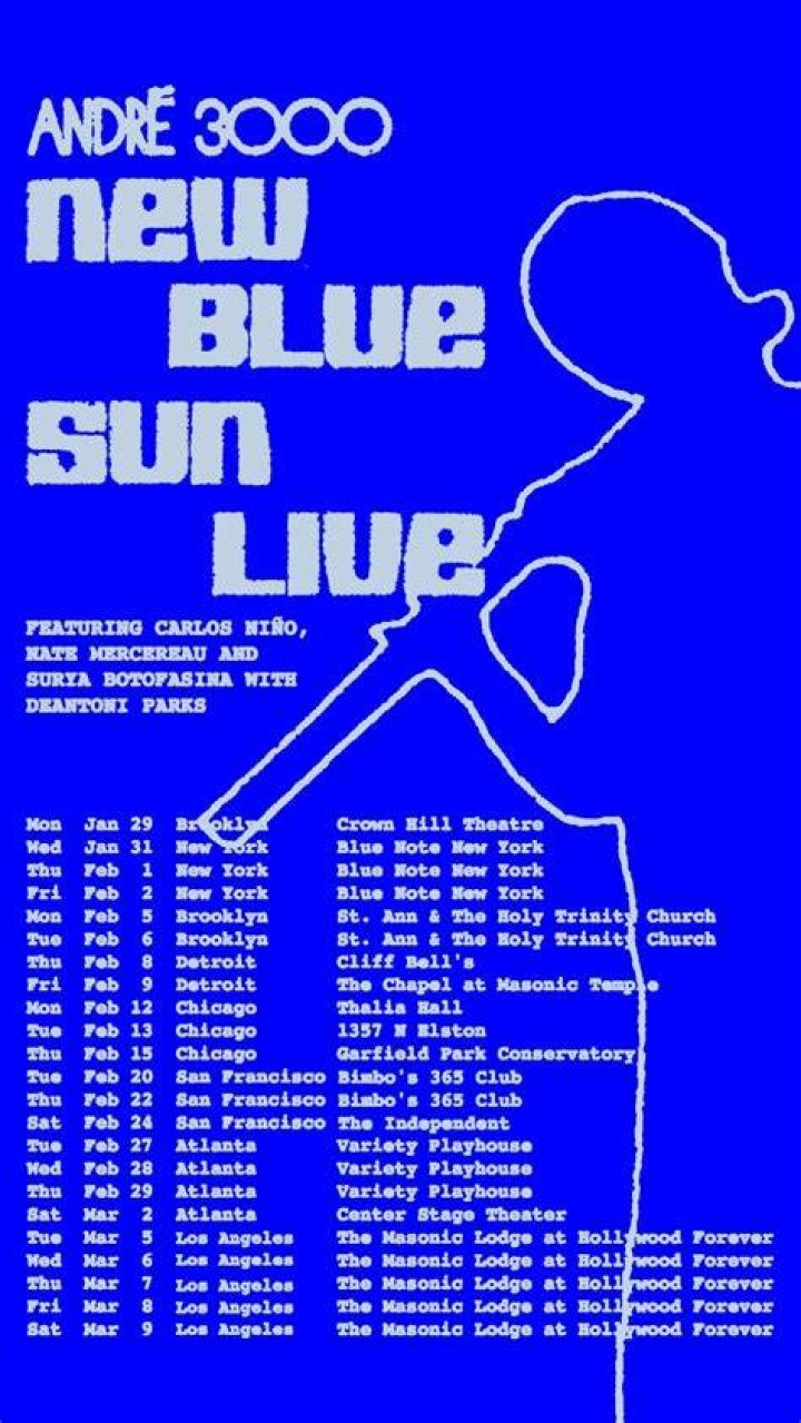 Andre 3000 New Blue Sun Live 2024 Tour, How to Get Presale Code Tickets?