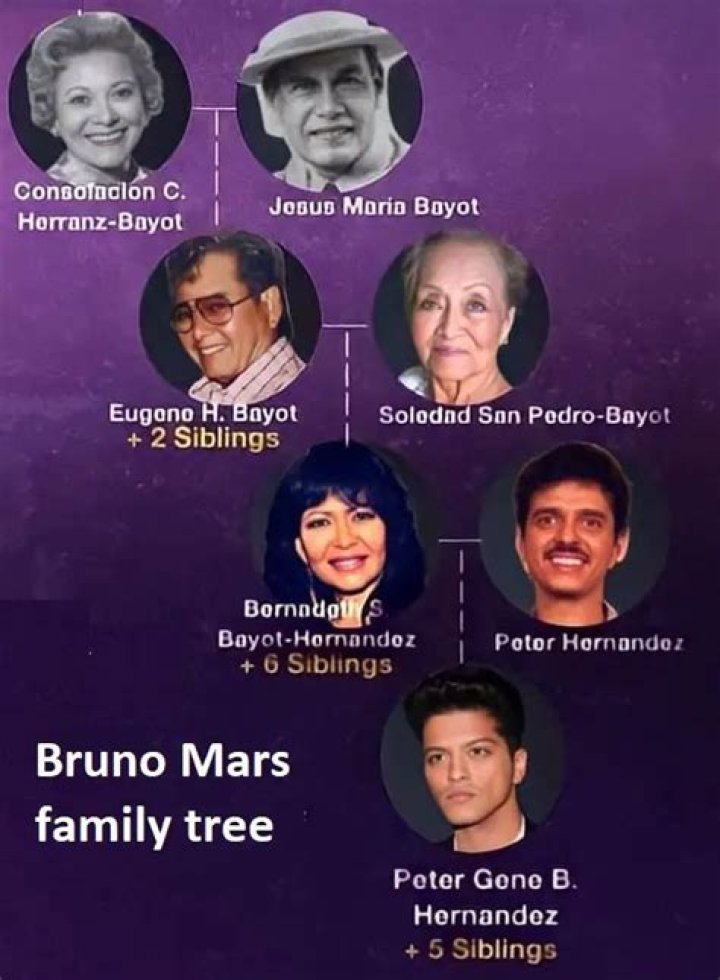 Bruno Mars family