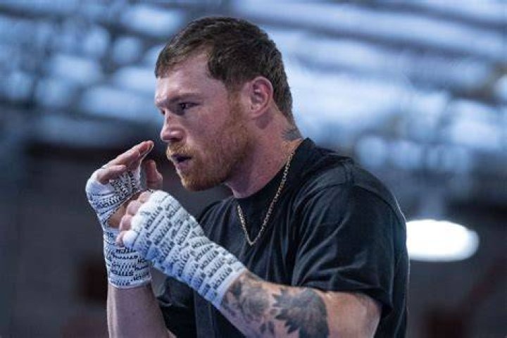 Canelo Alvarez has been training hard for his world title match against Billy Joe Saunders