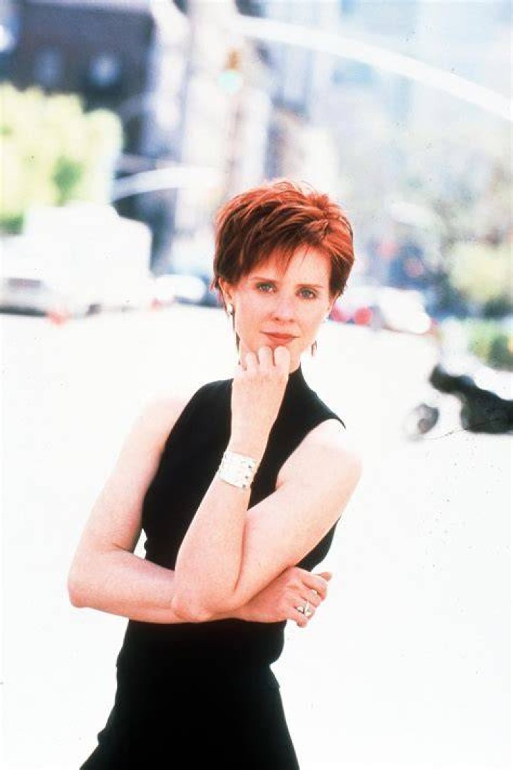 Cynthia Nixon as Miranda Hobbes and David Eigenberg as Steve Brady in their Brooklyn home in 'And Just Like That...'