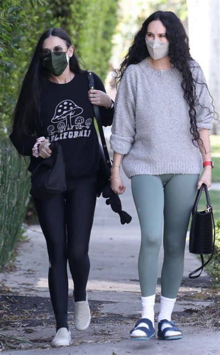 Demi Moore Gets In A Workout With Daughter Rumer Willis