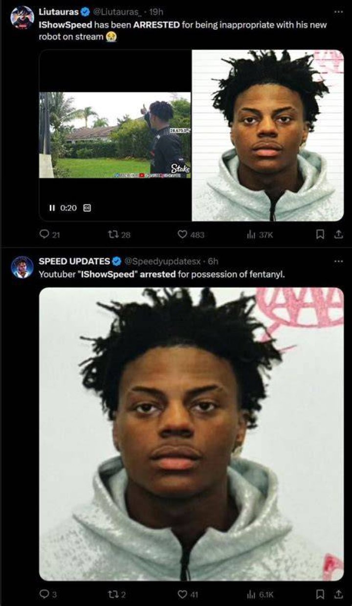 Did Ishowspeed Get Arrested: What Did He Do? Mugshot, Charges, and Sentence