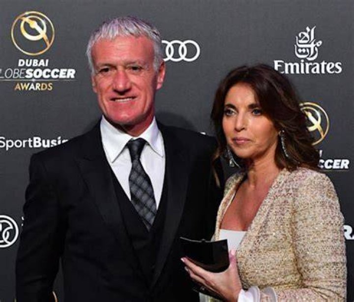 Didlier Deschamps and his wife, Claude Deschamps Didlier Deschamps and his wife