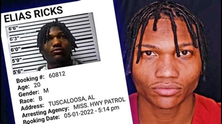Elias Ricks Alabama Arrested - What Did He Do? Charges And Jail Update