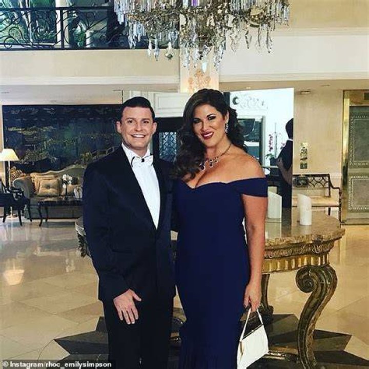 Emily rocked a curvier figure in 2018 (pictured) when she first joined RHOC