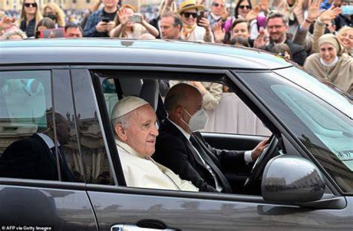 Francis initially delivered his audiences via video link from the Apostolic Library, before holding them in the San Damaso Courtyard in the Vatican