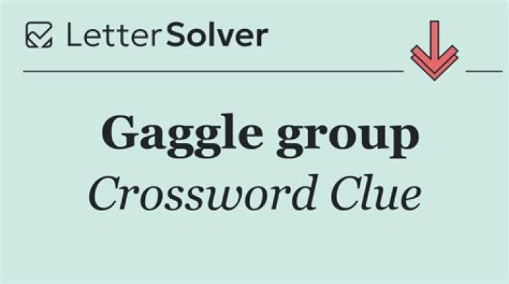 Gaggle components Crossword Clue NYT