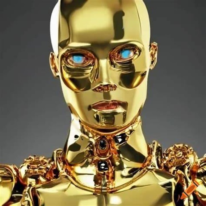 Gold: The robot is famously gold