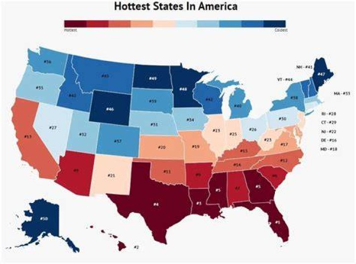 Hottest States in America - Top 10 Heatwave Havens