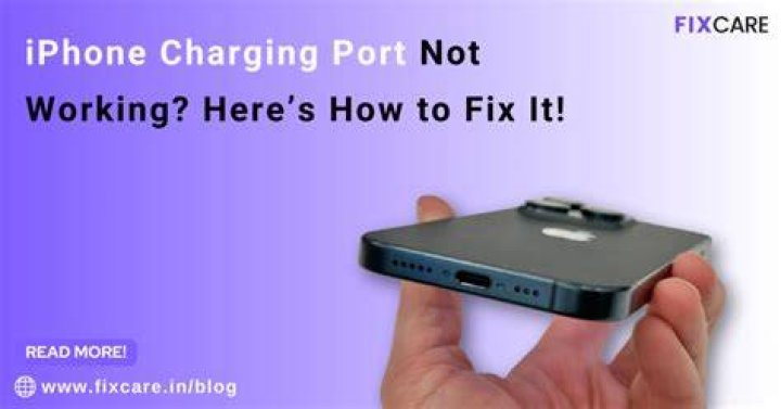 How to fix Iphone Charging Port Not Working? Step-by-Step Guide Here - SarkariResult
