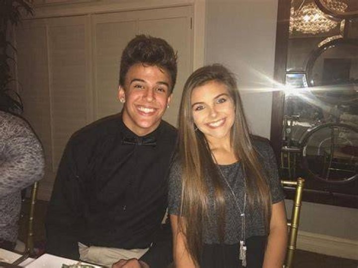 Jordan Beckham with her brother Cole Beckham