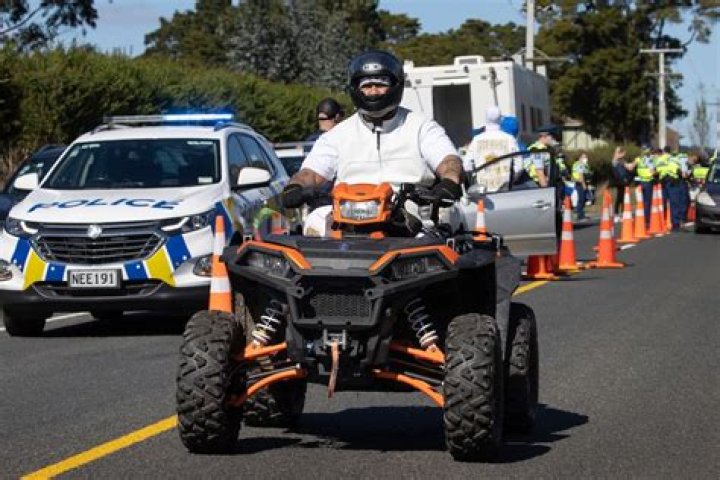 Josh Masters now rides a quad bike on gang runs after being left paralysed because of injuries suffered in a shooting. Photo / Brett Phibbs