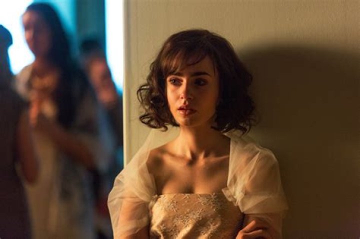 Lily Collins in a scene from the series, which has scored her a Golden Globe nomination
