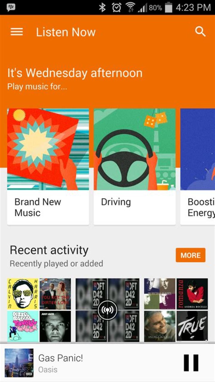 Listen on Google Play Music