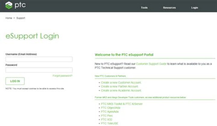 Login PTC