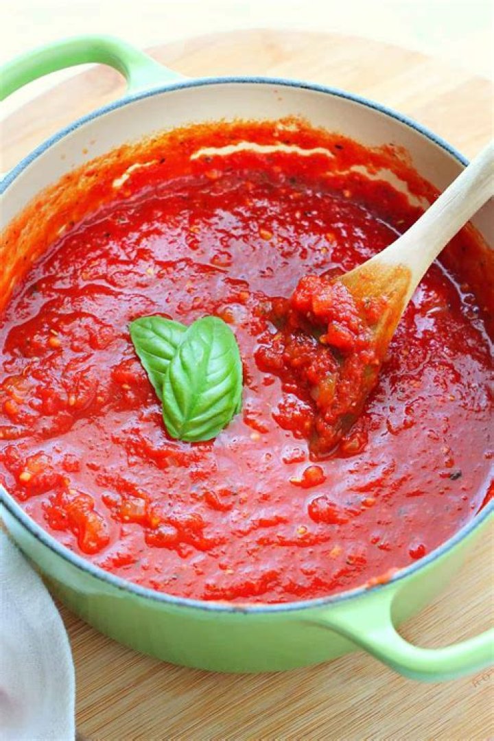 Marinara sauce with cream sauce.