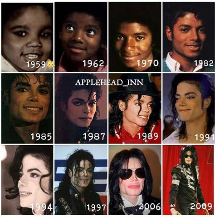 Michael Jackson Images over Years