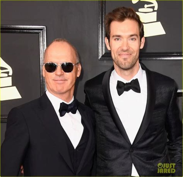 Michael Keaton Supports Son Sean Douglas at Grammys 2017 2017 Grammys, Grammys, Michael Keaton