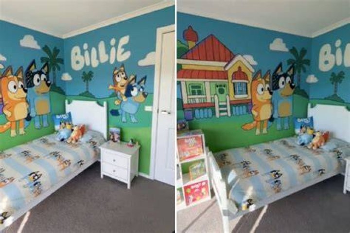 Mum’s epic Bluey bedroom makeover
