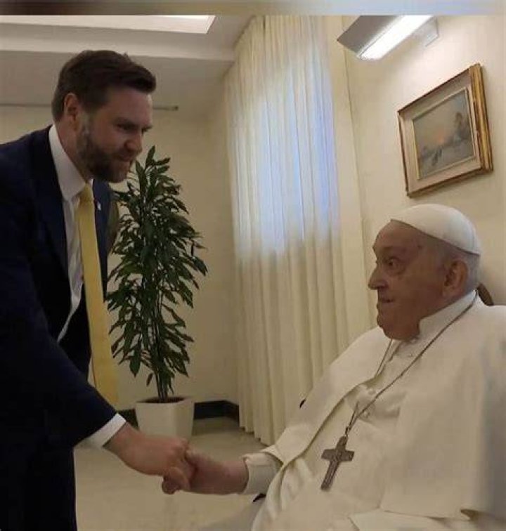 Pope Francis shook hands with his audience for the first time since social distancing measures were lifted in Vatican city