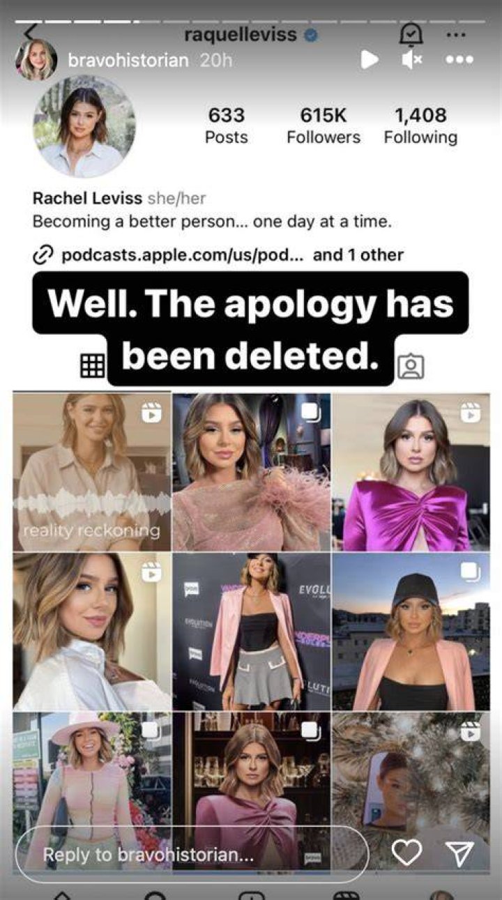 Raquel Leviss Deletes Apology to Ariana, Changes Name on IG