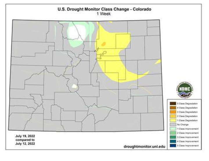 Severe drought moves back into Denver metro area, NE Colorado