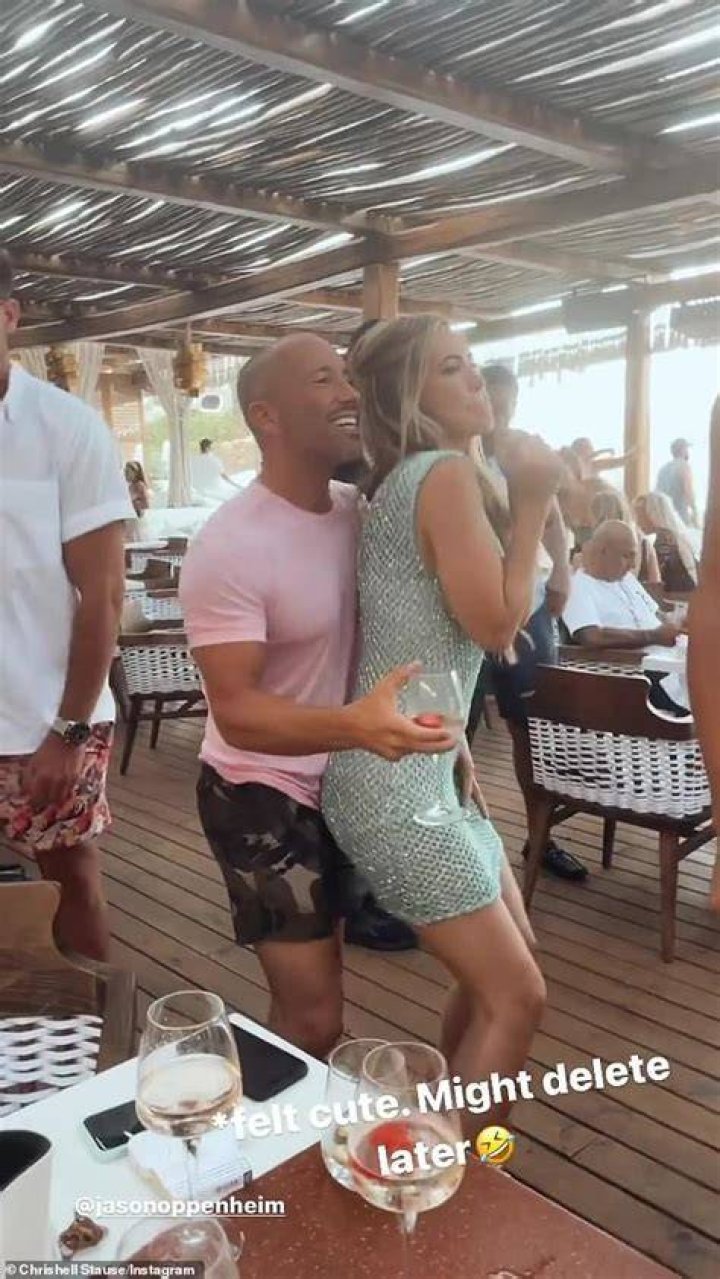 Sweethearts: Chrishell and Jason revealed their blossoming romance just last week while traveling abroad with the cast of their popular Netflix series