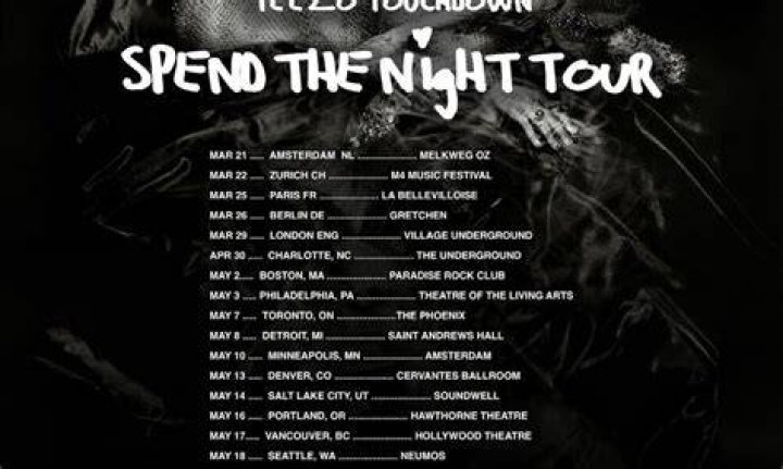 Teezo Touchdown Spend The Night North American Tour 2024