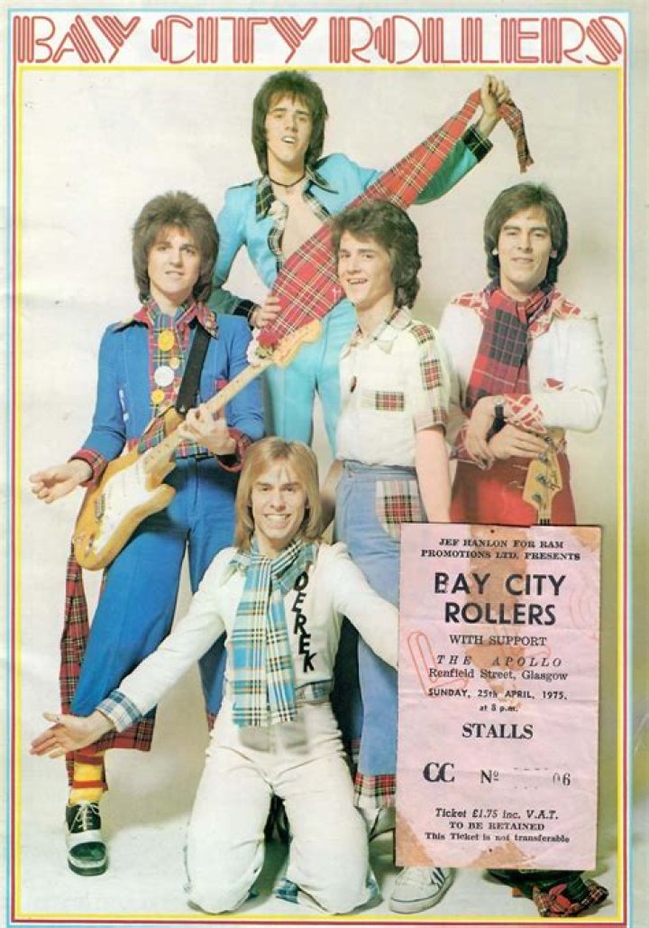 The former Bay City Rollers frontman Les McKeown, pictured with his wife Keiko