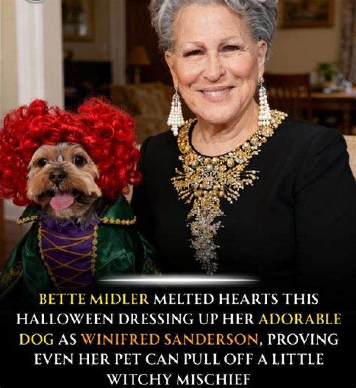 The world melted in Bette Midler's natural smile