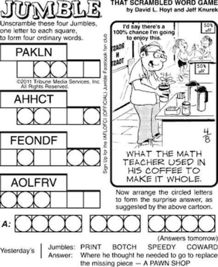 Unscramble TREEHT Jumble Word Today