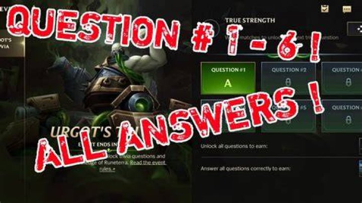 Urgot Trivia Answers, About Urgot trivia