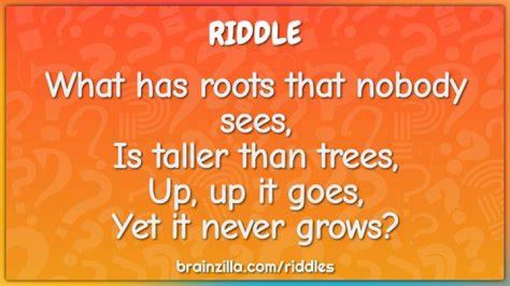 What Has Roots As Nobody Sees Riddle - Answer Explained