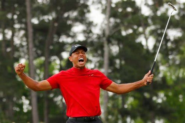 Woods won his first major as a professional by 12 shots in 1997 at the Masters in Augusta