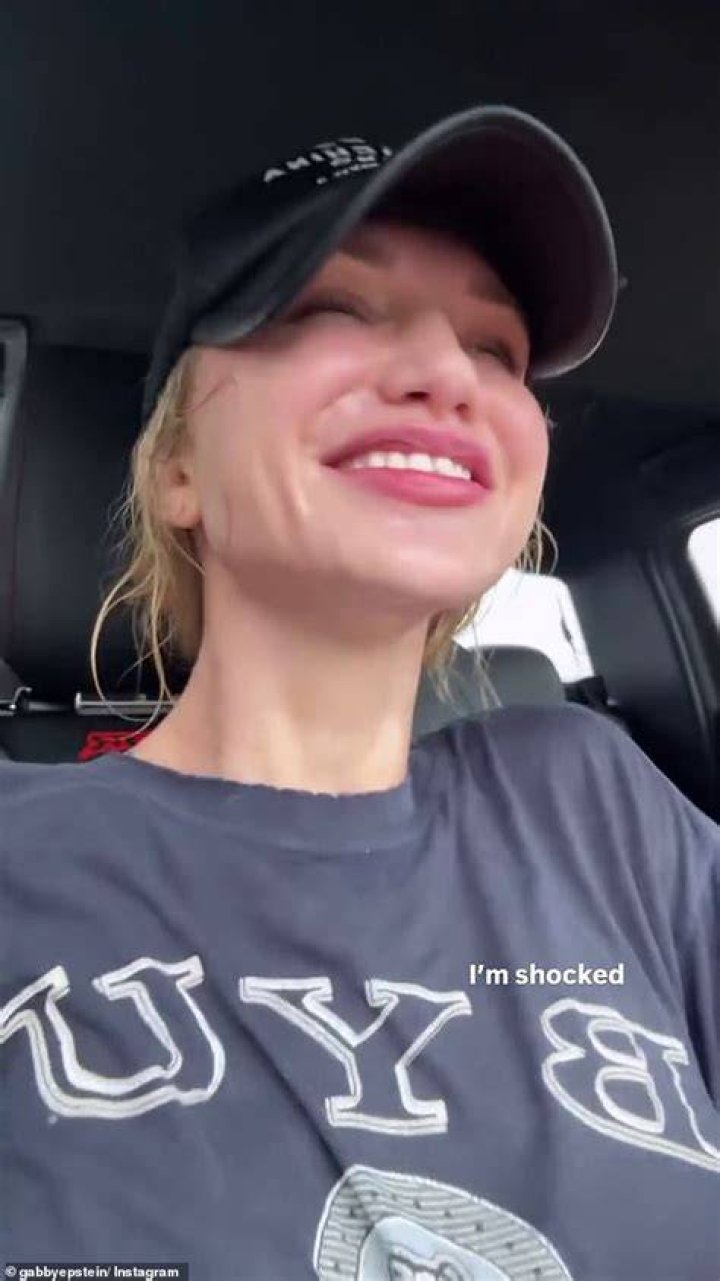 Yee-haw! Gabrielle Epstein showed off her very ample cleavage in a wild cowgirl outfit as she attended country music festival Stagecoach in California over the weekend